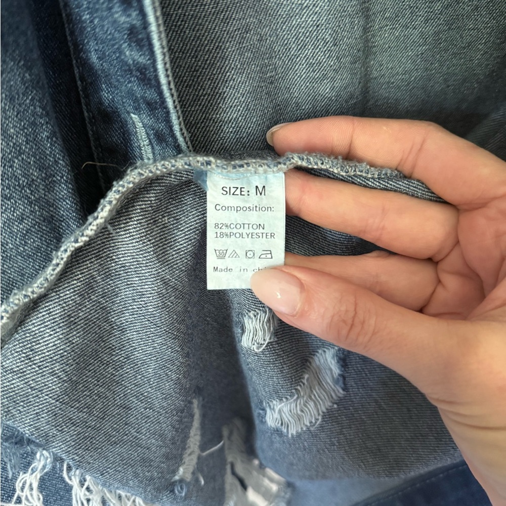 Distressed Denim Jacket - Picture 3 of 3